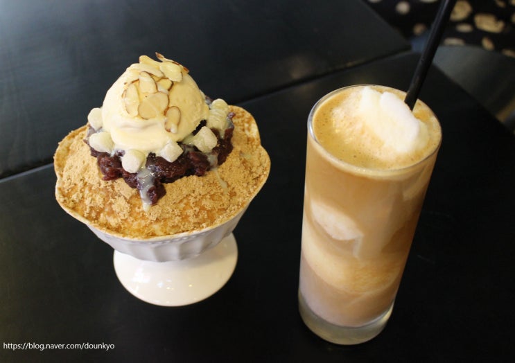  [영동카페] 카페블라썸(CAFE BLOSSOM) / 오곡빙수 / 코코넛스무디커피