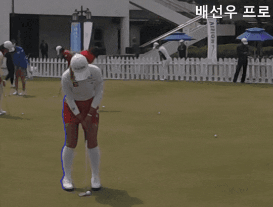  퍼팅의 타수를 줄이기 위한 제 1순위-하체고정