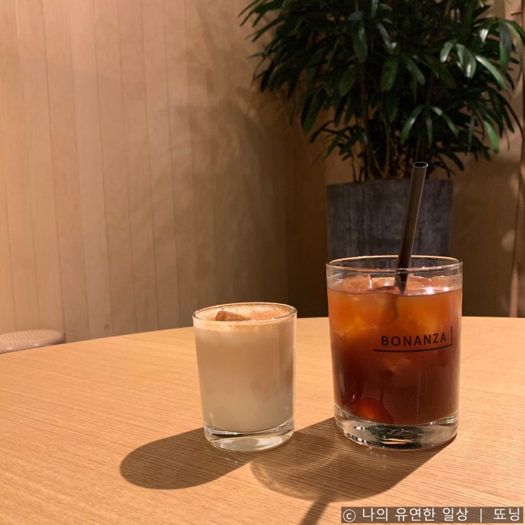  한강진역 카페 ｜보난자 커피 , 모어댄레스 (mtl)