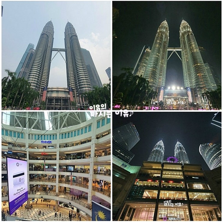 쿠알라룸푸르 자유여행 페트로나스 트윈 타워 야경수리아 KLCC 공원