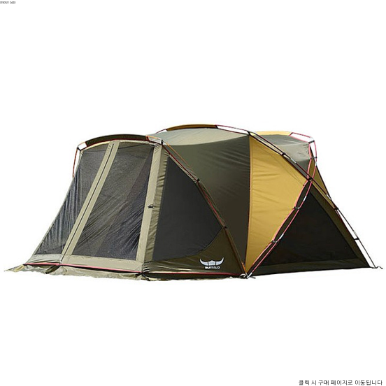 버팔로 파노라마 스크린 캐노피 돔형 텐트, 혼합 색상, 5인용