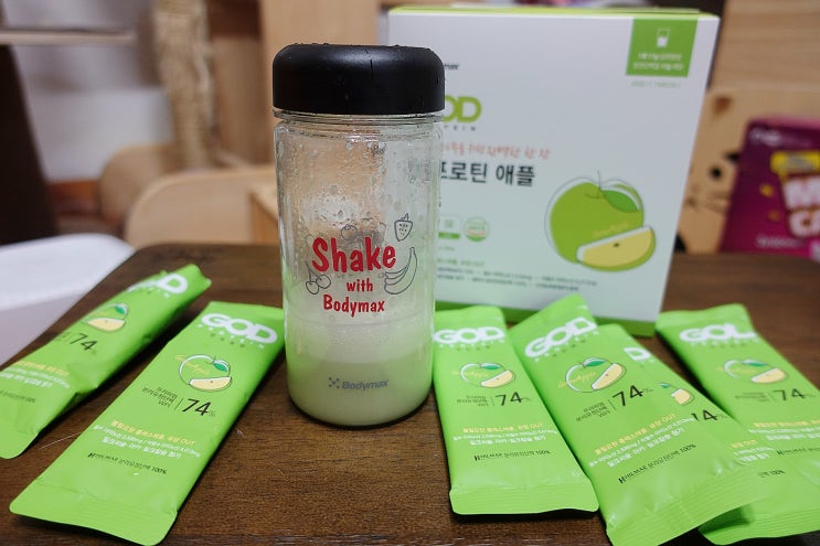  유청단백질가루 바디맥스 :) 갓프로틴 맛있게 챙기기