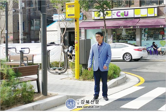  구본승 의원, 송중동 소공원 이용자 안전 횡단보도 2곳 신설