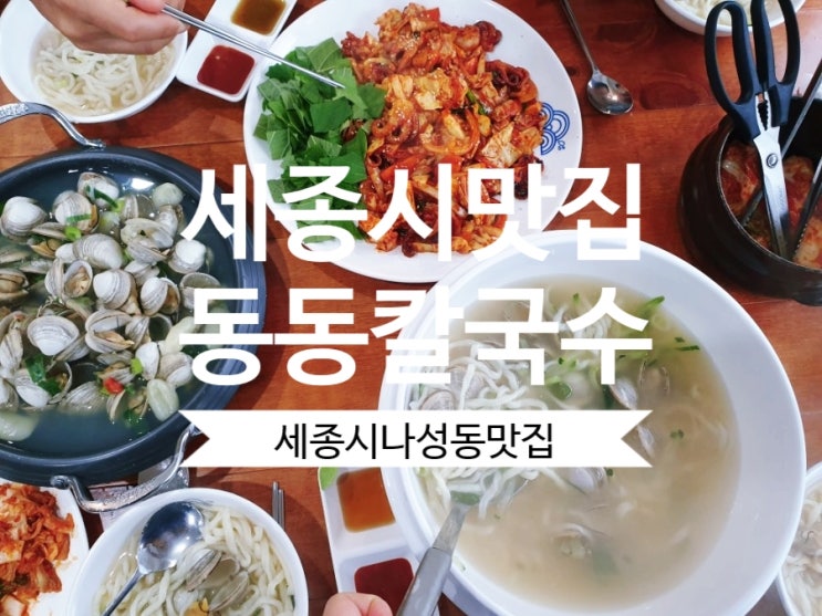 [세종시나성동맛집] #동동칼국수 칼국수, 물총탕 세종시 칼국수 맛집으로 추천해요.