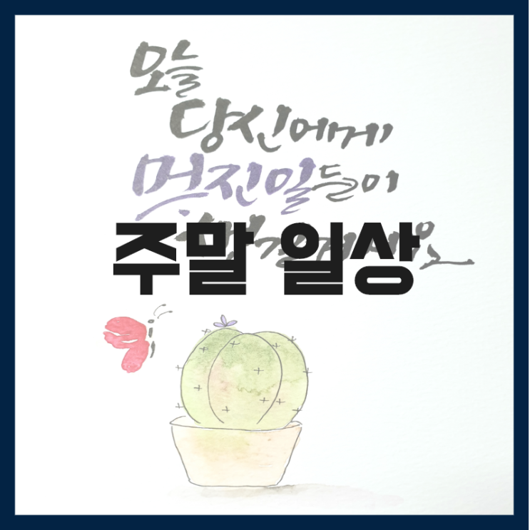  주말 일상 ; 너무 바쁜 하루?