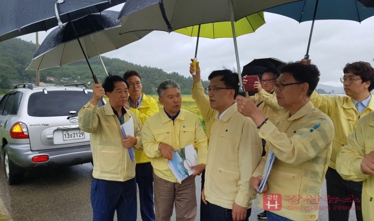 전남도, 태풍피해  해남 우심지구 사전 점검