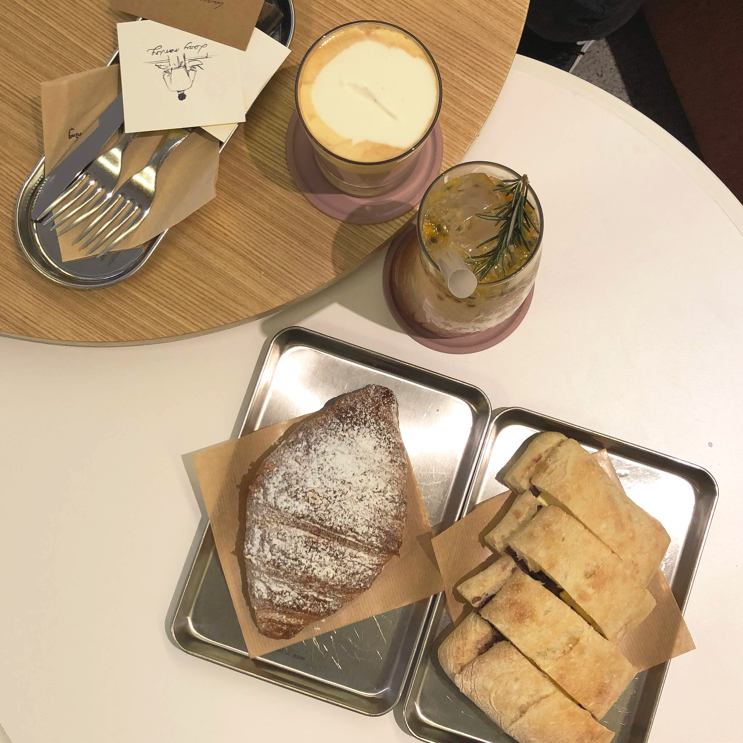  상인동빵집 크림크루아상맛집 - 레이지모닝 상인점