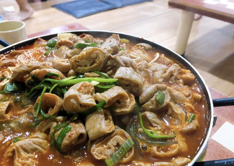  담양맛집 , 창평국밥 :: 노란간판 막창전골 !