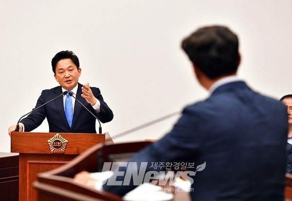 원희룡 지사, 제주 제2공항 대 찬성(?)..."공론조사 불가"단호