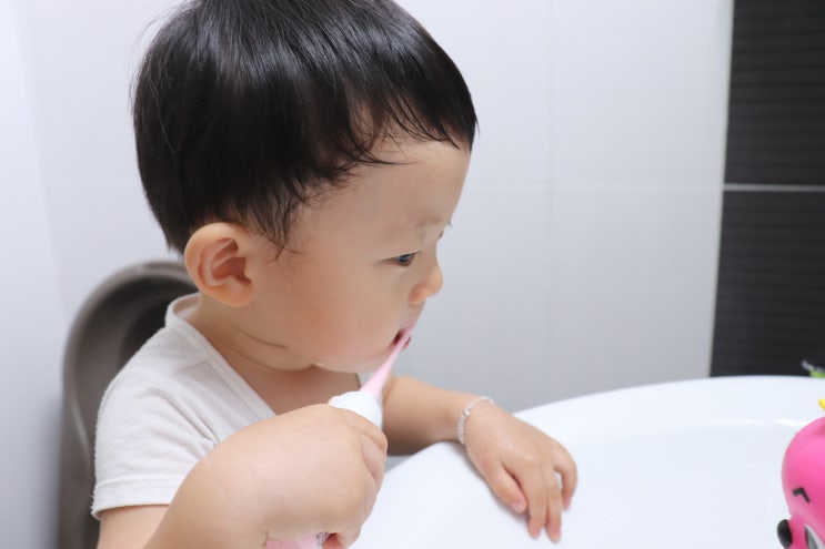 유아전동칫솔 재미있는 양치시간_식스비