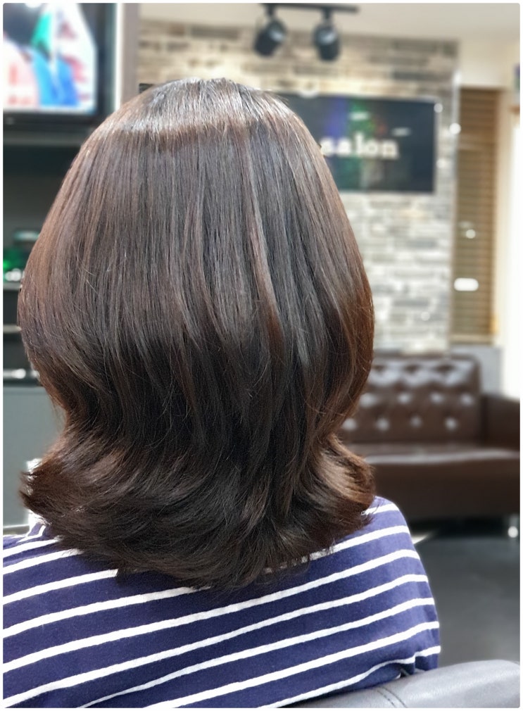  비산동미용실 요즘 핫하는 단발레이어 빌드~