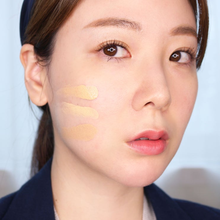  조르지오 아르마니 디자이너리프트 파운데이션 2호 3호 비교! 홍조커버 잘되는 탄력촉촉 파운데이션 추천  (영상포함)
