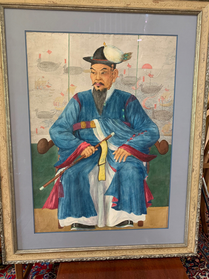  영국인이 그린  이순신 장군의 초상화