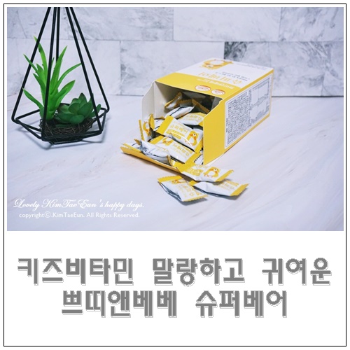  키즈비타민 말랑하고 귀여운 어린이 비타민 젤리 영양제