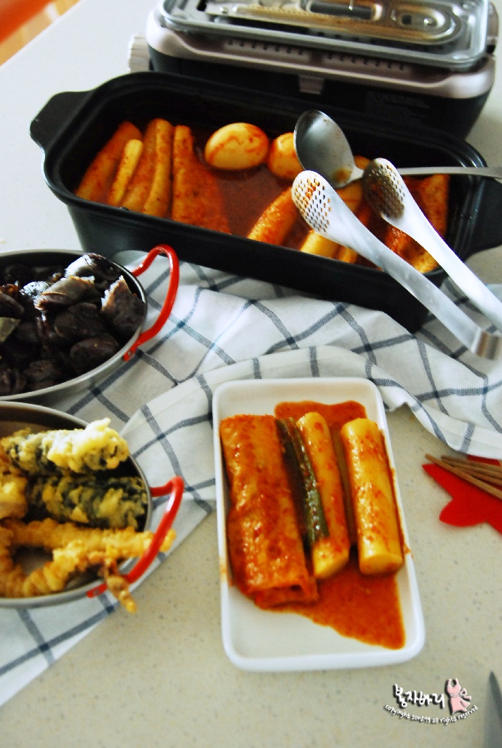  퍼니쿡 전골냄비에 즉석 가래떡 떡볶이 만들기!  엄마 최고~