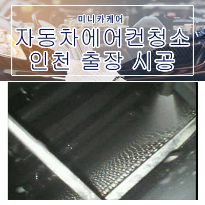 자동차에어컨청소 인천 소나타 에바크리닝 출장 시공 후기!