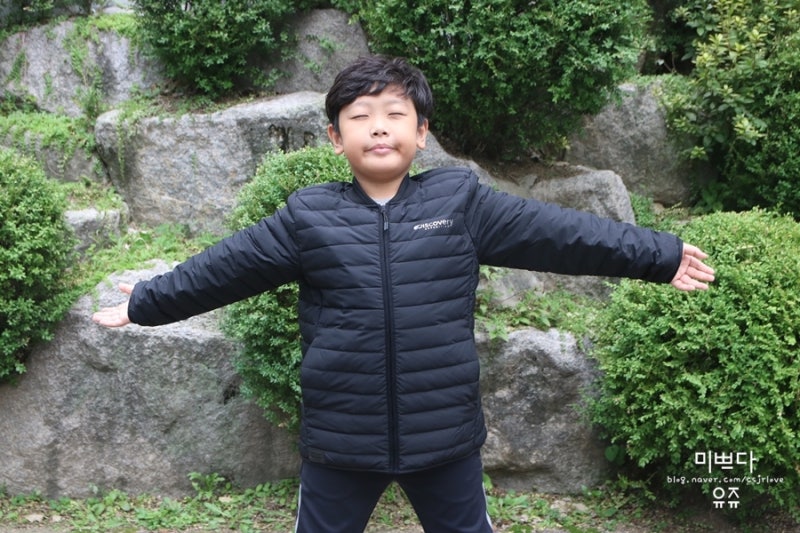 디스커버리 키즈 경량패딩 가볍게 입는 키즈점퍼