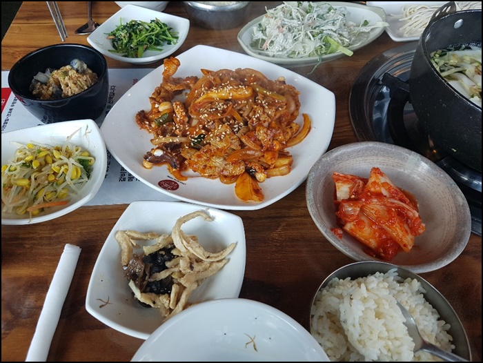  율동 맛집, 가족모임으로 딱인 곳발견!! 이원희 직화쌈밥 다녀왔네용!!