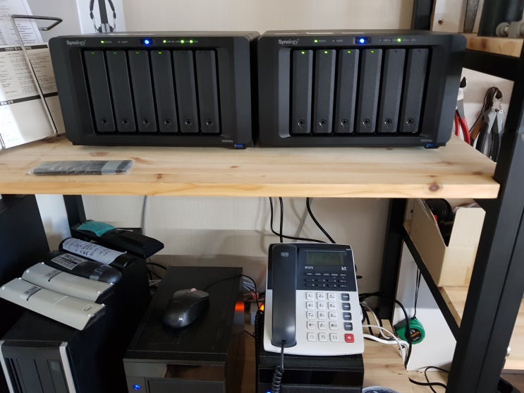 NAS구축 Synology DS3018XS / HA이중화 구현 캐드기반사용 / 성수동 (주)미**** 실내장식,내장목공사전문기업 NAS서버 구축사례 (2019년 9월)