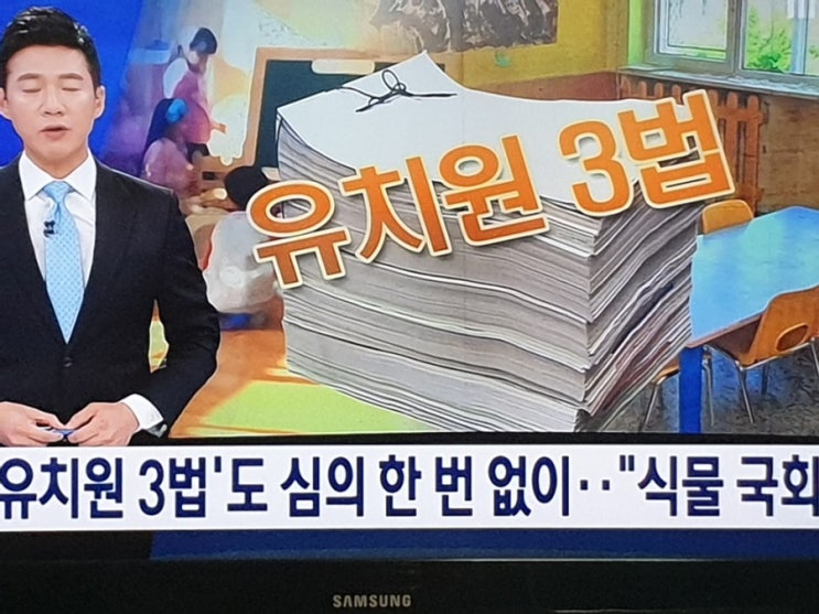  패스트트랙 '유치원 3법' 논의 한번 없이 내일 본회의 자동 상정