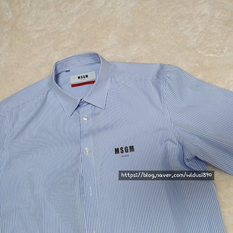  MSGM 셔츠 육스(YOOX) 구매 후기 (+착샷)