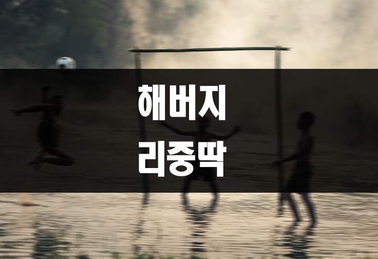  해버지 뜻 리중딱 뜻 함께 알아봐요