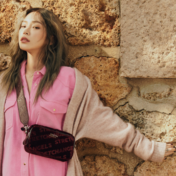  헤이즈 화보 가방 스트레치엔젤스 파니니백 포인트 미니백으로 좋아