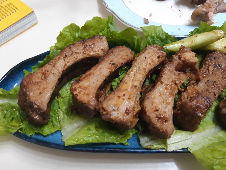  돼지등갈비폭립! 에어프라이어로 간편하게 요리하는 아이들반찬, 혼술안주!