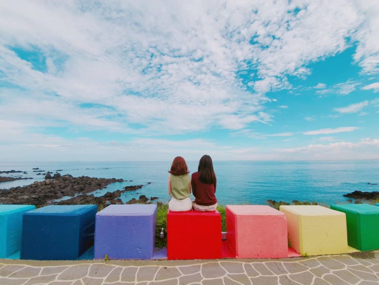 [제주도 여행] 2일차 일정 용담무지개해안도로, 이호테우,곽지해수욕장에서 푸른 제주바다 보기