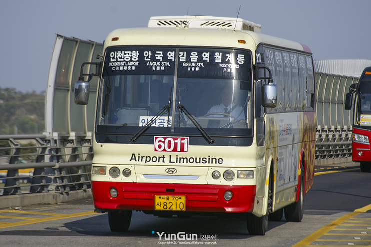 공항버스 6011번 (시간표, 노선 / 강북구 ↔ 경복궁 ↔ 인천공항)