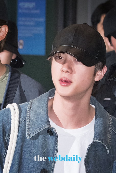 BTS Jin's Leather Pants Left Fans Feeling Attacked At Incheon Airport