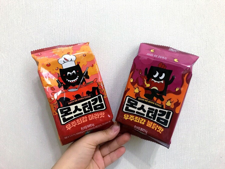  [성경김] SNS에서 난리난 몬스터김 불닭맛x마라맛x핵불맛자반 리얼후기!