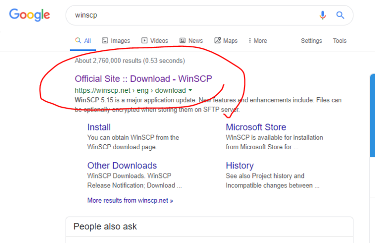 WinSCP WinSCP
