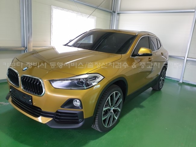  카보다-2019 BMW X2 xDrive 18d 어드벤티지 신차살때 차량계약후 인수전 정비사 bmw매장 출장신차검수 및 일산신차검수