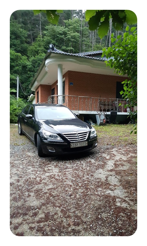  강원도 횡성군 첩첩산중 숲속에 작은개울가옆에 전원주택