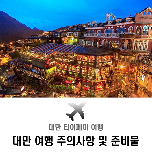 대만 여행 입국 시 주의사항과 반입 금지 물품 및 음식