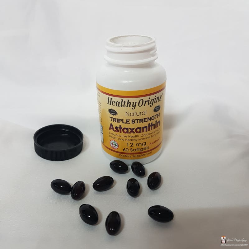 [눈 영양제] 포도막염 환자의 내 돈주고 산 Healthy Origins 아스타잔틴 효능 항산화 영양제