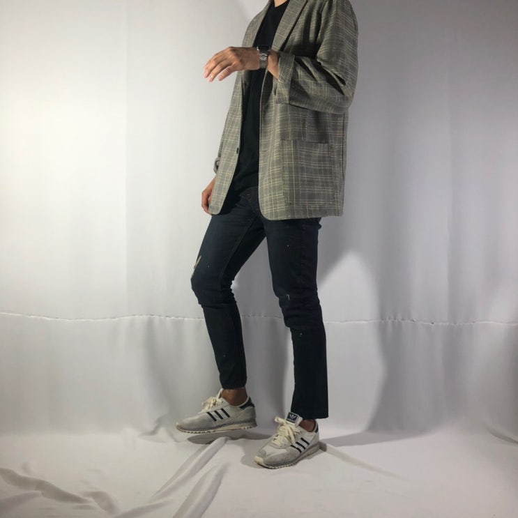  [OOTD] 라퍼지스토어 체크자켓으로 꾸며 본 남자 가을 데일리룩