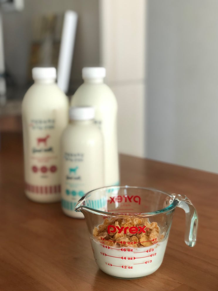  수암숲속목장 유기농 산양유 , 산양유 우유배달 가능해요 !
