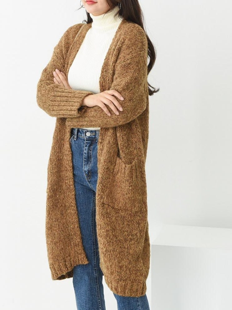 울알파카 롱가디건 (3color)   66,000원