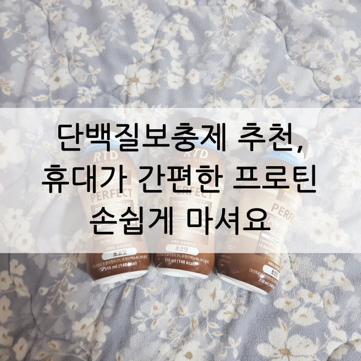  단백질보충제추천, 휴대가 간편해 가지고 다니며 운동 끝나고 손쉽게 먹어요