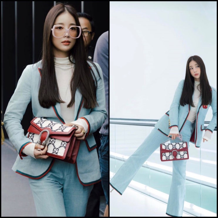  기은세 인스타그램 가방, 수트 GUCCI 구찌 신상백