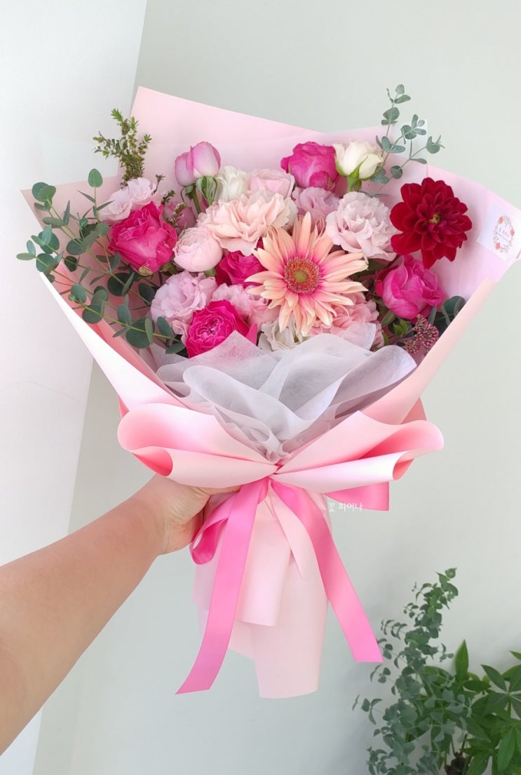  진핑크톤 꽃다발/꽃피어나 꽃다발 생일꽃다발  결혼기념일꽃다발 꽃바구니 상일동꽃집 고덕동꽃집 강일동꽃집 하남꽃집 미사꽃집 암사동꽃집 명일동꽃집 상일동역꽃집 고덕역꽃집 고덕그라시움꽃집