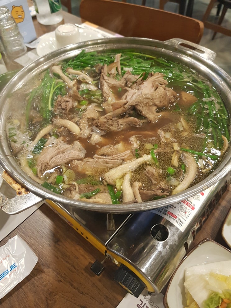  김재엽&전압탕 / 강남구청 맛집/ 동충하초 기반으로 한 오리백숙 충조전압탕