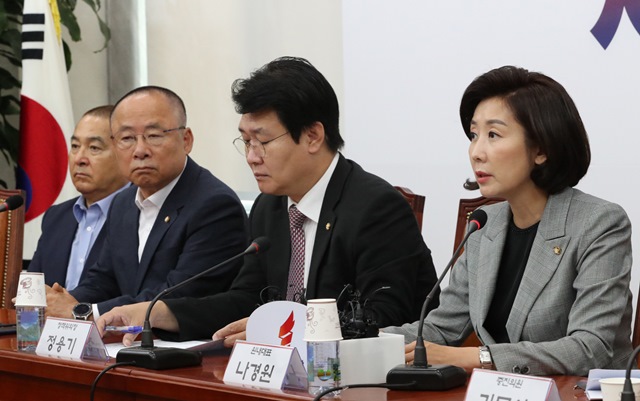  나경원 “내 아들, 조국 딸과 달라” 발끈