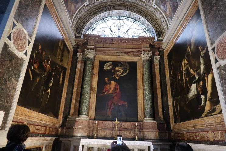 로마 여행 ROME #35. 산 루이지 데이 프란체시 성당, 카르바조의 대작을 만나다