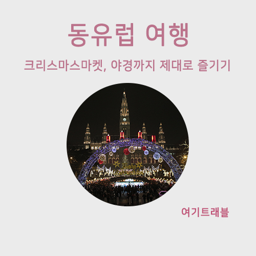  동유럽여행 :: 크리스마스마켓 부터 야경까지 제대로 즐기기