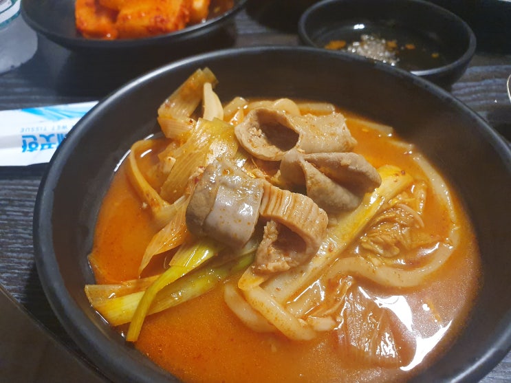  소곱창전골 얼큰한 국물이 최고!
