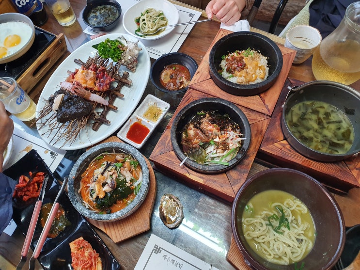 제주외도동맛집 제주해물밥 제주해산물들이 한자리에 제주현지음식