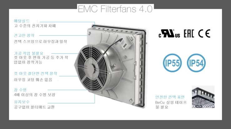 판넨베그 EMC 필터 팬 4.0